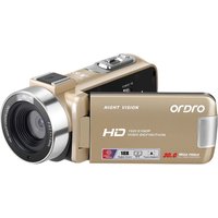 Ordro HD Camcorder 18X Digital Zoom Video Camera, 1080P Infrared Night Vision, Vintage Cheap Home Use Camara