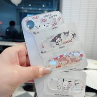 Sanrio HelloKitty Camera Lens Protector for iphone 17 Pro 17 Pro Max Air Cartoon Cute Lens Ring Glass Glowing Cap
