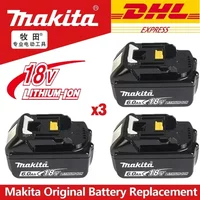 100% Original Makita Battery 18V 6.0Ah Rechargeable LI-lon Battery Replacing Makita BL1830BL1840BL1850BL1860B Power Tool Battery