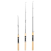 60/80/100cm Ice Fishing Pole Portable Carbon Fish Pole Light Weight River Comfortable Grip Carp Tackle Pesca Fishing Equipment