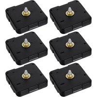 6 Pcs Quartz Clock Movement DIY Wall Replacement Motor Parts Kit Repair Silent Sturdy Easy Compact