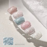 12ML 1-12PCS Black Nails Japanese-style Pearl Shell Thread Glitter Gel Nail Polish White Nails Pink Nails Green Nail Supplies