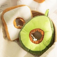 Toast Avocado Soft Elizabethan Collar for Cats/Dogs Adjustable Pet Recovery Cone for Wound Protection Anti-Licking Neck Ring