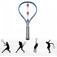 Portable Tennis Swing Accelerator Beginner Tennis Training Device Aluminum Alloy Batting Trainer Lightweight Balls Equipment