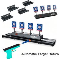 Sound Light Electronic Scoring Shooting Target Auto Reset Design Kids Soft Bullet Game Accessory