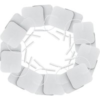 10/20/50/100pcs Reusable Electrode Pads For EMS Muscle Stimulator Non-woven Fabric Self Adhesive Replacement Pads Tens Patches