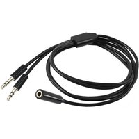 Headphone Splitter Audio Cable 3.5mm Female to 2 Male Extension Cable 3.5 Splitter for Headphones Two Speakers Drop Shipping