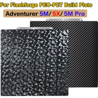 PEO PET Build Plate 235x235mm For Flashforge Adventurer 5M/5M Pro AD5X PEI Plate Double Sided Spring Steel Sheet for AD5M Pro