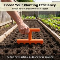 Garden Hole Planting Seed Spreader - Household Seedling Hole Maker for Vegetables and Flowers