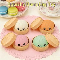 New Dumpling Squishy Toy Anti-Stress Toy for Hands Sensory Toy Adults Stress Relief Office Desk Toys Colors Squishy Stress Ball