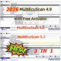2026 Multiecuscan V4.8/V4.9/V5.2 OBD II Scanner Software for Fiat Chrysler Dodge Jeep & Suzuki Works with ELM327 Tools
