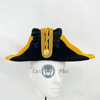British Navy Double Horned Hat Party Army Adult Hat Retro Cosplay European Navy Cap Halloween XMAS Hat Gifts