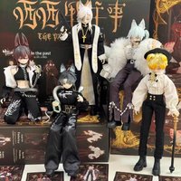 The Past In Sicily Retro Series 1/12 Scale MJD Doll - Animal Ear Articulated BJD Action Figure Jointed Collectible Desktop Decor
