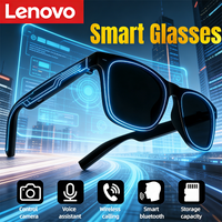 Lenovo 2026 NEW Smart Glasses for Adult Bluetooth Touch Photo Camera Voice Assistant Translator Recording Remote Control