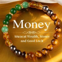Money Good Luck Energy Jewelry Natural Citrine Tigers Eye Stone Bracelet Women Men Daily Wear Accessories Birthday Festival Gift