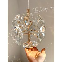 Modern K9 Pure Crystal Bedside Small Chandelier Light Lluxury Crystal Wall Lamp Corridor Ceiling Lamp Bar Decoration Noble Lamps