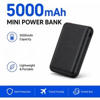 Mini 5000mAh Power Bank/portable External Battery Pack USB Charger Suitable for Charging Mobile Phones, Travel Backup Batteries.