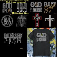 Customizable Hot-Fix Rhinestone & Iron-On Transfer Stickers for T-Shirt Decoration - Heat Press Clothing Appliques