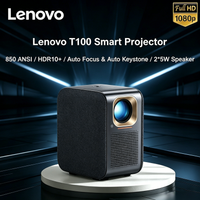 Lenovo T100 Projector 4K Decode Full HD 1080P Android Wifi TV Video for Movies Beam LED Home Theater HDR 850 ANSI Lumens