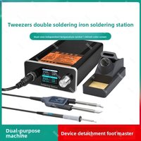 T12 Tweezer Soldering Iron Digital High Power Constant Temperature Solder Station Dual-Use Desoldering Tool