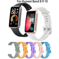 Silicone Strap For Huawei Band 8 9 10 Smart Watch Replacement Original watchband bracelet correa Huawei Band 10 9 8 Accessories