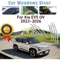 Car Window Visor For Kia EV5 OV 2023 2024 2025 2026 Waterproof Rain Sun Guard Windshield Trim Vent Visor Awning Auto Accessories