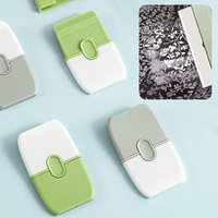 Professional Stainless Steel Double Head Nail Stamping Scraper Smooth Gel Leveling Streak-Free Manicure Tool