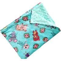 Cocomelon Blanket Flannel Soft and Comfortable Home Travel Blanket