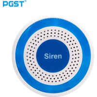 PGST 433Mhz Indoor Wireless Siren Alarm Updated for Home Security Alarm System PG103, PG105, PG107, PG108