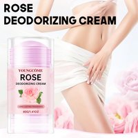 Rose Deodorizing Cream Anti Sweating Keep Drying Lasting Fragrance Remove Armpit Odor Underarm Refresh Sticks Fade Body Odor