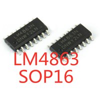 10PCS/LOT LM4863 LM4863S LM4863N LM4863D LM4863M SOP-16 SMD audio amplifier IC In Stock NEW original IC