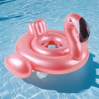 1PC Flamingo Cross-Shaped Inflatable Seat Ring, Summer-Reinforced Thickened Design for Pool & Beach Parties