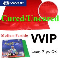 Huang Jianjiang Table Tennis Rubber Long Pips Special Single Rubber Cured/Uncured Medium Particle Ping Pong Single Rubber
