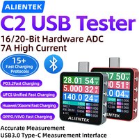 ALIENTEK C2 USB Tester Digital Voltmeter Charging Power Detector PD3.2 Battery Tester Fast Charge Detection Trigger
