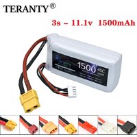 3S 11.1v 1500mAh LiPo Battery for Rc Car Helicopter Airplane 11.1 v Rechargeable Lipo Battery T/XT60/JST Plug For WLtoys V950