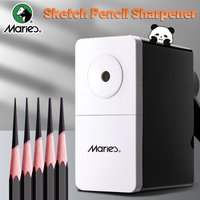 Marie's Manual Pencil Sharpener,Professional 5 Adjustable Long Pencil Nibs Sharpens for Graphite, Colored Pencils, Art Sketching