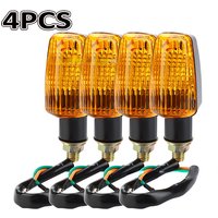 4PCS Universal Motorcycle Blub Turn Signal Lamp Turning Indicators Light Blinkers Signal Amber Bike Motorcycle Accessories 12V image 4