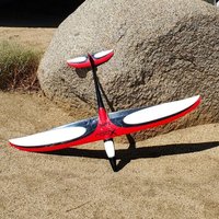Tjirc Racing Aircraft Composite Fixed Wing Carbon Fiber Remote-Controlled Aircraft Composite 1-Meter Glider X-Ray Flap Version