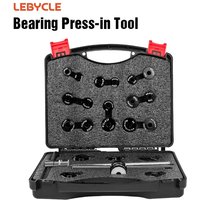 LEBYCLE Multi-Function Bike Hub Bearing Tool Kit with Bottom Bracket Adapter for Road/MTB Professional Bearing Install/Remove