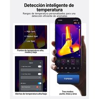 TOPDON TC001-Max Thermal Camera 256*192 Pixels 150W Visible Light Lens High Resolution Infrared Handheld for IOS/Android/Windows