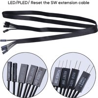 20/30/50/100cm Motherboard Switch HDD LED/PLED/Reset SW /Power SW Extension Cable
