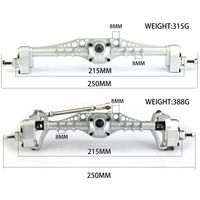 2pcs Metal CNC Currie F9 Portal Axle Front and Rear for Axial Capra UTB10 1.9 UTB 1/10 RC Crawler Car Upgrade Parts