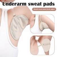 Breathable Honeycomb Underarm Sweat Pads Quick Dry Armpit Perspiration Washable Cotton Anti Sweat Sticker For Men Women