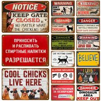 Notice Zone Tin Sign For Bar Pub Club Workshop Garage Home Wall Decor Warning Metal Sign Vintage Danger Caution Metal Plaque Art