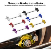 Motorcycle Rear Bearing Axle Adjuster Kit For Harley Touring Road Street Electra Glide Road King Glide Ultra Limited 2009-Later