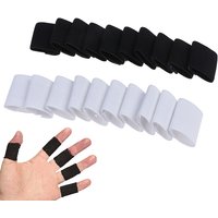 10Pcs Finger Protector Sleeves Stretchy Basketball Volleyball Finger Brace Thumb Support Arthritis Sports Aid Straight Wrap
