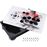 Arcade Joystick Acrylic Panel and Case DIY Set Kits Replacement Game PC Rocker Joystick DIY Cabinet for Arcade