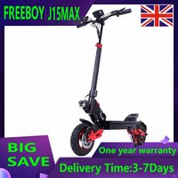 FREEBOY J15 MAX Adult Electric Scooter 1600W Motor 48V 18Ah Folding E-Scooter 10 inch Fat Tires E-Mountain Scooter
