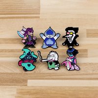 Funny Monster Enamel Pin Pixel Game Badges on Backpack Women's Brooches Hat Lapel Pins Cosplay Accessories Toys Fans Gifts