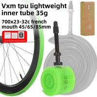 Road Bike TPU Inner Tube 700X23-32C French Valve 48/65/85 Ultralight Portable Inner Tube Bicycle inner Tube